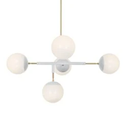 Color Big Prisma Chandelier 42" -Cozy Light World 0 big prisma chandelier brass chalk 1