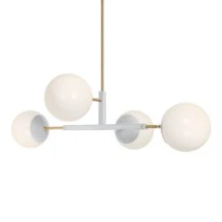 Color Big Status Chandelier 42" -Cozy Light World 0 big status chandelier chalk brass 1
