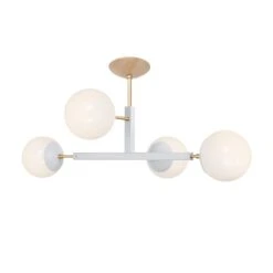 Color Status Flush Mount 35" 26 Color Status Flush Mount 35" -Cozy Light World 0 status flush mount brass chalk 1