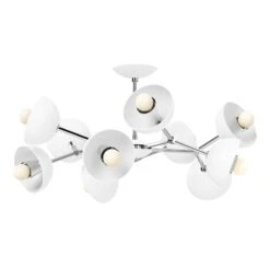 Color Alegria Flush Mount 30" -Cozy Light World 1 alegria flush mount nickel white