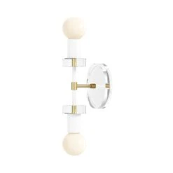 Color Bianca Sconce 12" 25 Color Bianca Sconce 12" -Cozy Light World 1 bianca sconce 12 brass white