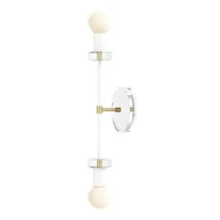Color Bianca Sconce 20" 22 Color Bianca Sconce 20" -Cozy Light World 1 bianca sconce 20 brass white