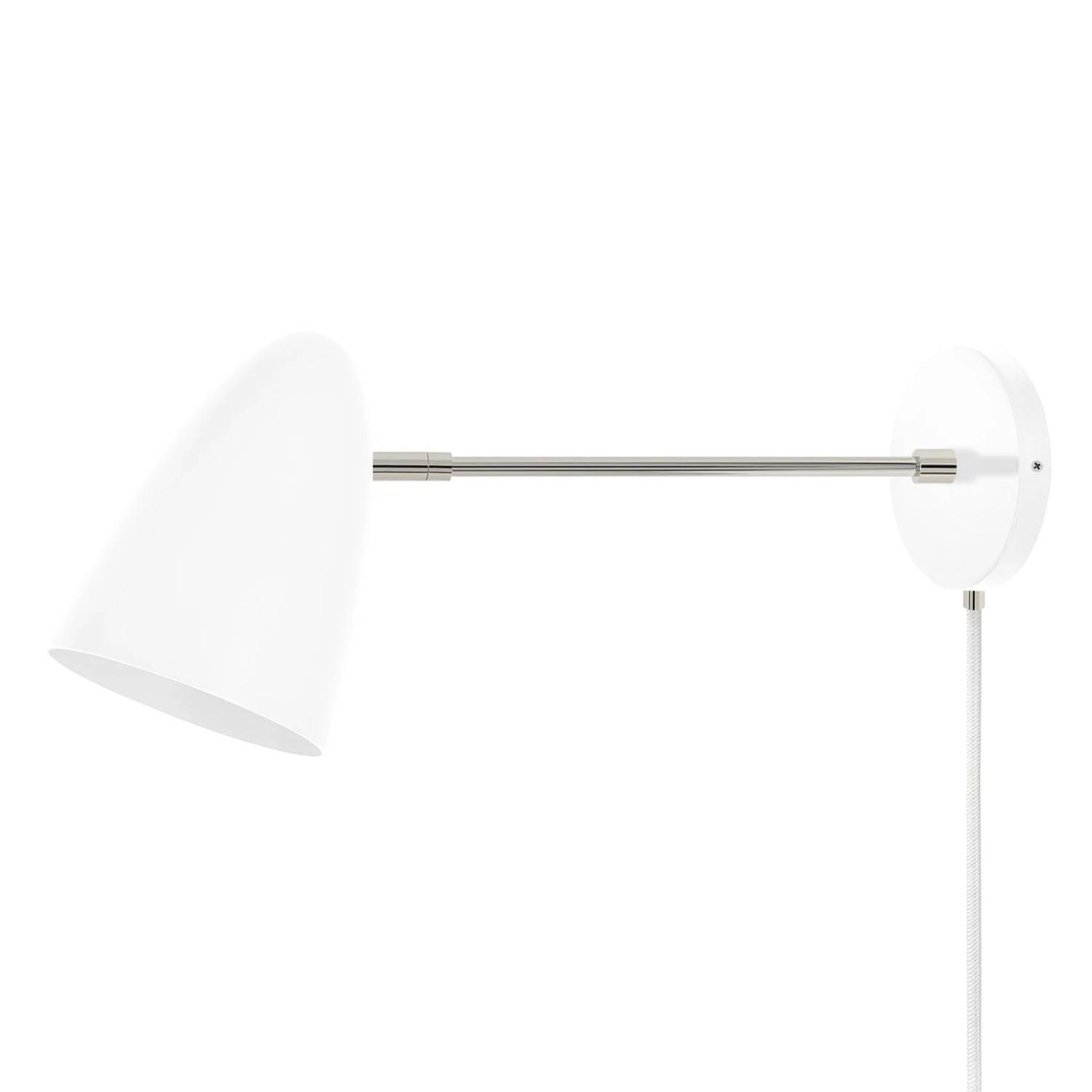 Color Boom Plug-in Sconce - 10" Arm 18 Color Boom Plug-in Sconce - 10" Arm - Image 18