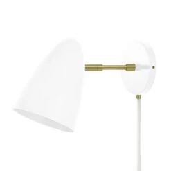 Color Boom Plug-In Sconce - 3" Arm -Cozy Light World 1 boom plugin sconce 3 brass white ca3d91b2 4027 4909 9fb5 340d4d9d5ae7