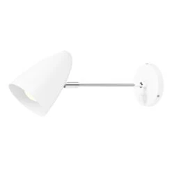 Color Boom Sconce - 10" Arm 38 Color Boom Sconce - 10" Arm -Cozy Light World 1 boom sconce 10 nickel white