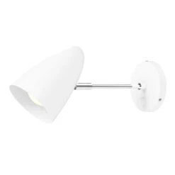 Color Boom Sconce - 6" Arm 38 Color Boom Sconce - 6" Arm -Cozy Light World 1 boom sconce 6 nickel white