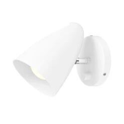 Color Boom Sconce - No Arm -Cozy Light World 1 boom sconce nickel white