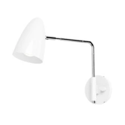 Color Boom Swing Arm Sconce - 9" Arm 38 Color Boom Swing Arm Sconce - 9" Arm -Cozy Light World 1 boom swing arm 9 nickel white