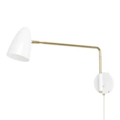 Color Boom Swing Arm Plug-in Sconce - 17" Arm 23 Color Boom Swing Arm Plug-in Sconce - 17" Arm -Cozy Light World 1 boom swing arm sconce plug in 17 brass white
