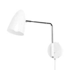 Color Boom Swing Arm Plug-in Sconce - 9" Arm -Cozy Light World 1 boom swing arm sconce plug in 9 nickel white