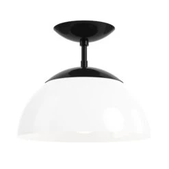 Color Cadbury Flush Mount 12" 30 Color Cadbury Flush Mount 12" -Cozy Light World 1 cadburry flush mount 12 black white