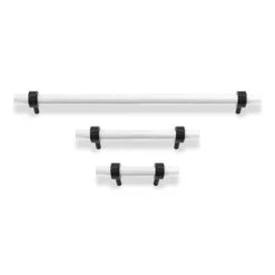Color Caliber Pull - Black -Cozy Light World 1 caliber pull hardware black white