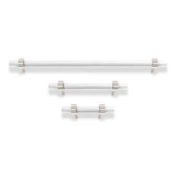 Color Caliber Pull - Nickel 25 Color Caliber Pull - Nickel -Cozy Light World 1 caliber pull hardware nickel white