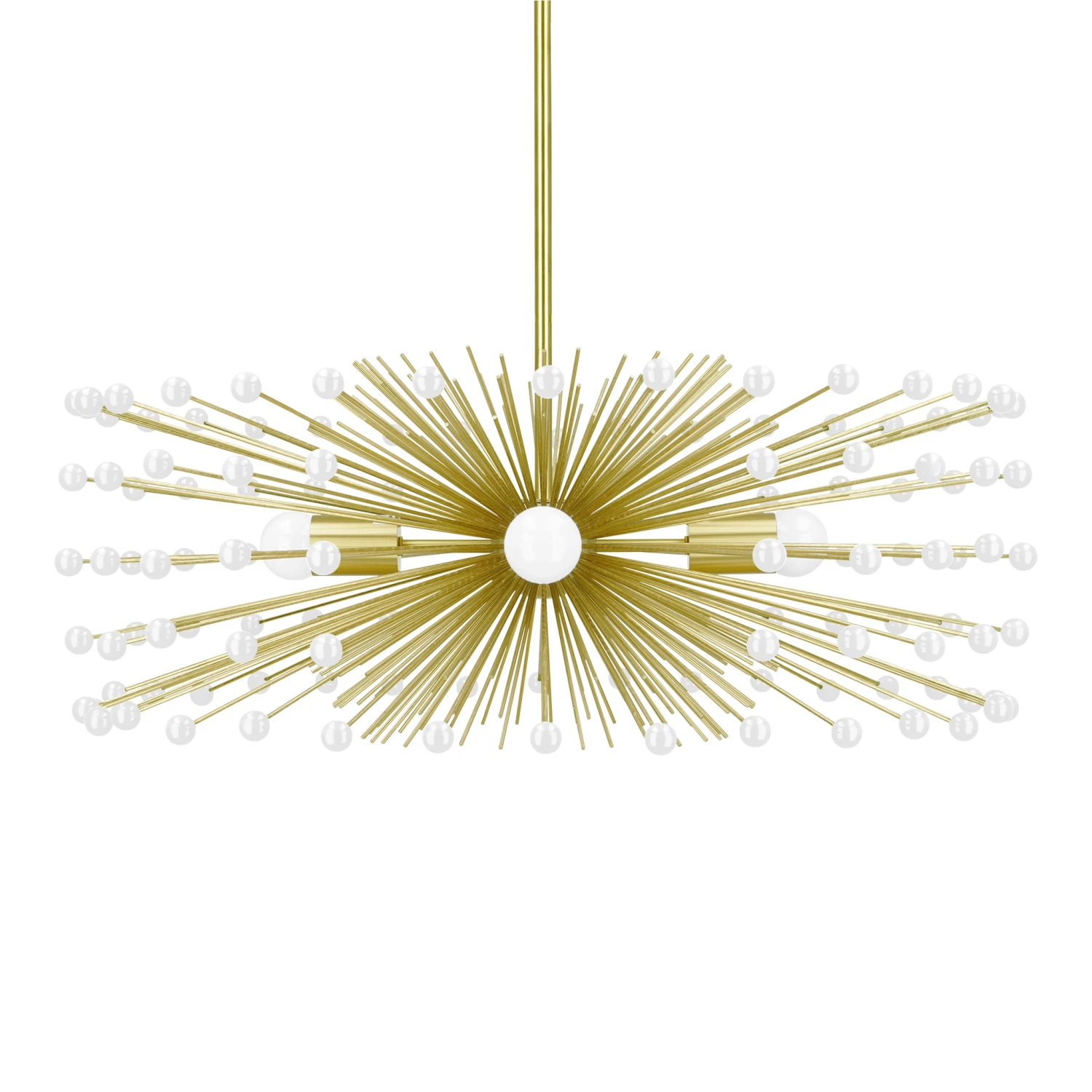 Color Beaded Urchin Chandelier 27" 9 Color Beaded Urchin Chandelier 27" - Image 9