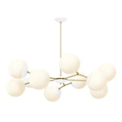 Color Crown Chandelier 46" 27 Color Crown Chandelier 46" -Cozy Light World 1 crown chandelier 46 brass white