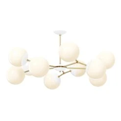 Color Crown Flush Mount 46" 26 Color Crown Flush Mount 46" -Cozy Light World 1 crown flush mount 46 brass white