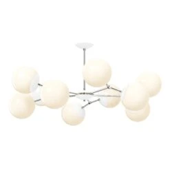 Color Crown Flush Mount 46" 39 Color Crown Flush Mount 46" -Cozy Light World 1 crown flush mount 46 nickel white