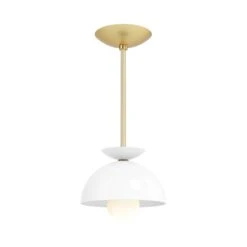Color Echo Pendant 8" 24 Color Echo Pendant 8" -Cozy Light World 1 echo pendant 8 brass white