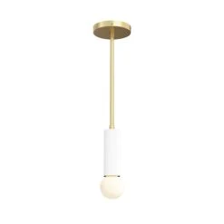 Color Eureka Pendant -Cozy Light World 1 eureka pendant brass white