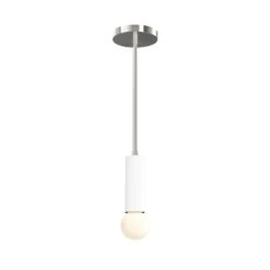 Color Eureka Pendant -Cozy Light World 1 eureka pendant nickel white