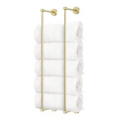 Color Head Towel Rack 24" 25 Color Head Towel Rack 24" -Cozy Light World 1 head towel rack 24 brass white