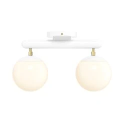 Color Icon 2 Flush Mount -Cozy Light World 1 icon flush mount 2 brass white