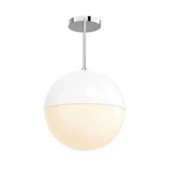 Color Lure Flush Mount 12" 38 Color Lure Flush Mount 12" -Cozy Light World 1 lure flush mount 12 nickel white