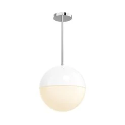 Color Lure Pendant 12" 39 Color Lure Pendant 12" -Cozy Light World 1 lure pendant 12 nickel white