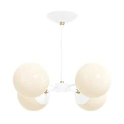 Color Orbi Chandelier 35 Color Orbi Chandelier -Cozy Light World 1 orbi chandelier brass white