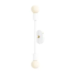 Color Pilot Sconce 17" -Cozy Light World 1 pilot sconce 17 brass white 9bc53d7c 2360 497a a2d1 445deb898afc