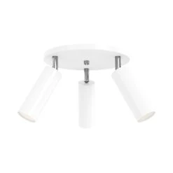 Color Pose Flush Mount -Cozy Light World 1 pose flush mount nickel white