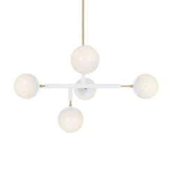 Color Prisma Chandelier 35" 29 Color Prisma Chandelier 35" -Cozy Light World 1 prisma chandelier brass white 1