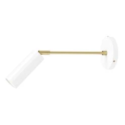 Color Reader Sconce - 10" Arm -Cozy Light World 1 reader sconce 10 brass white
