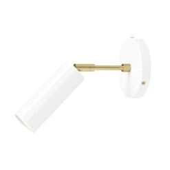 Color Reader Sconce - 3" Arm 26 Color Reader Sconce - 3" Arm -Cozy Light World 1 reader sconce 3 brass white