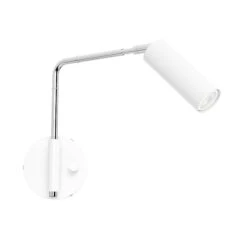 Color Reader Swing Arm Sconce - 9" Arm -Cozy Light World 1 reader swing arm 9 nickel white