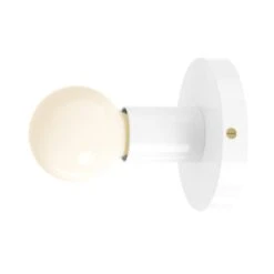 Color Twink Sconce -Cozy Light World 1 twink sconce brass white
