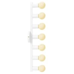 Color Vogue 7 Sconce -Cozy Light World 1 vogue 7 sconce brass white