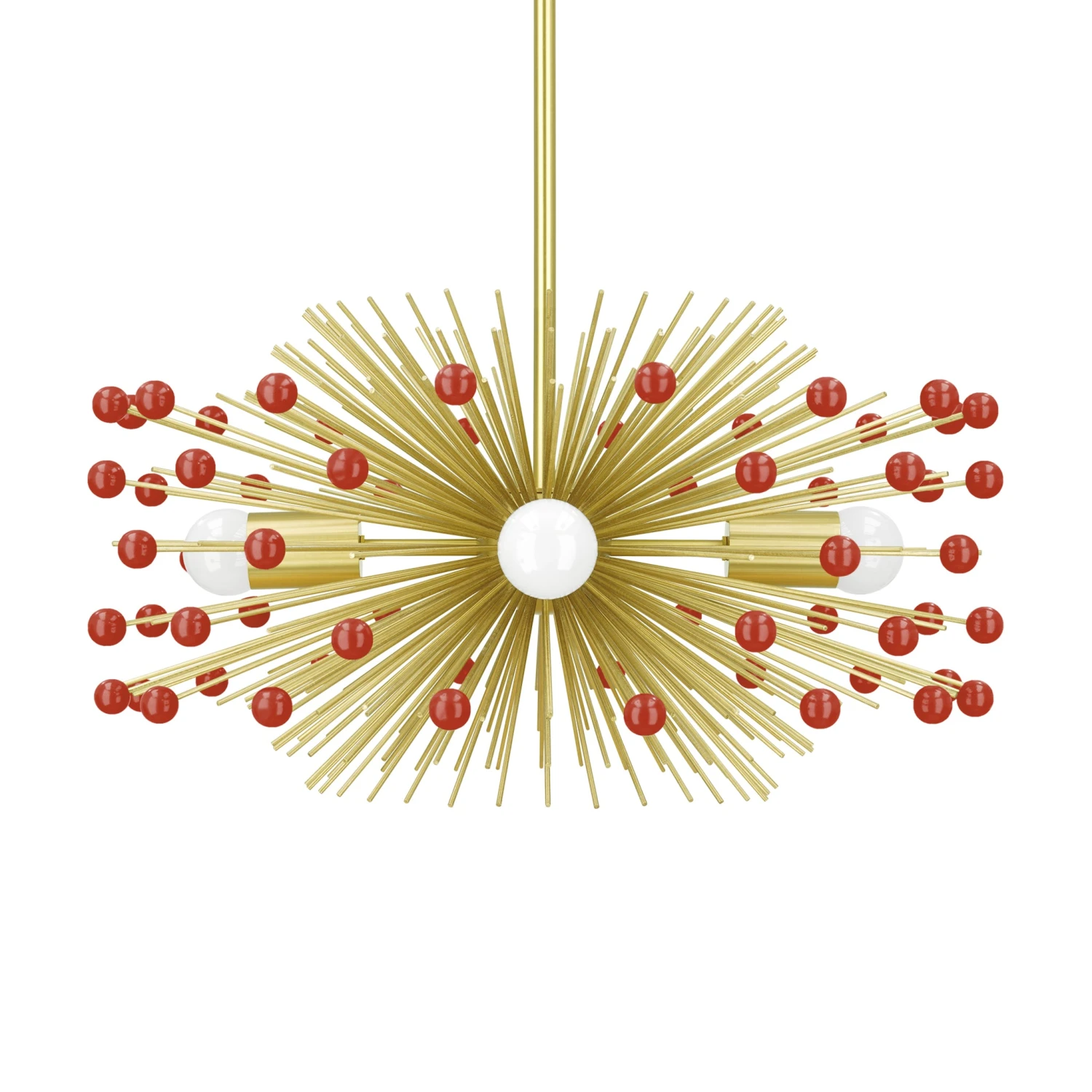 Color Beaded Urchin Chandelier 20" 16 Color Beaded Urchin Chandelier 20" - Image 16