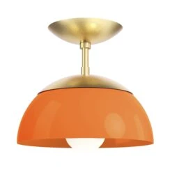 Color Cadbury Flush Mount 10" -Cozy Light World 10 cadburry flush mount 10 brass orange 56562ec0 3adb 4f17 b52f b4574ad9b104