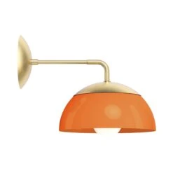 Color Cadbury Sconce 10" 35 Color Cadbury Sconce 10" -Cozy Light World 10 cadburry sconce 10 brass orange