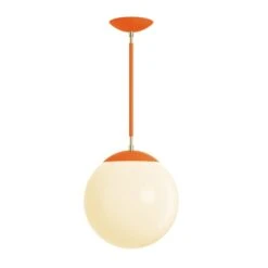Color Cap Pendant 12" 35 Color Cap Pendant 12" -Cozy Light World 10 cap globe pendant 12 brass orange e006409e 7908 4b6b b1e8 7616e004190d
