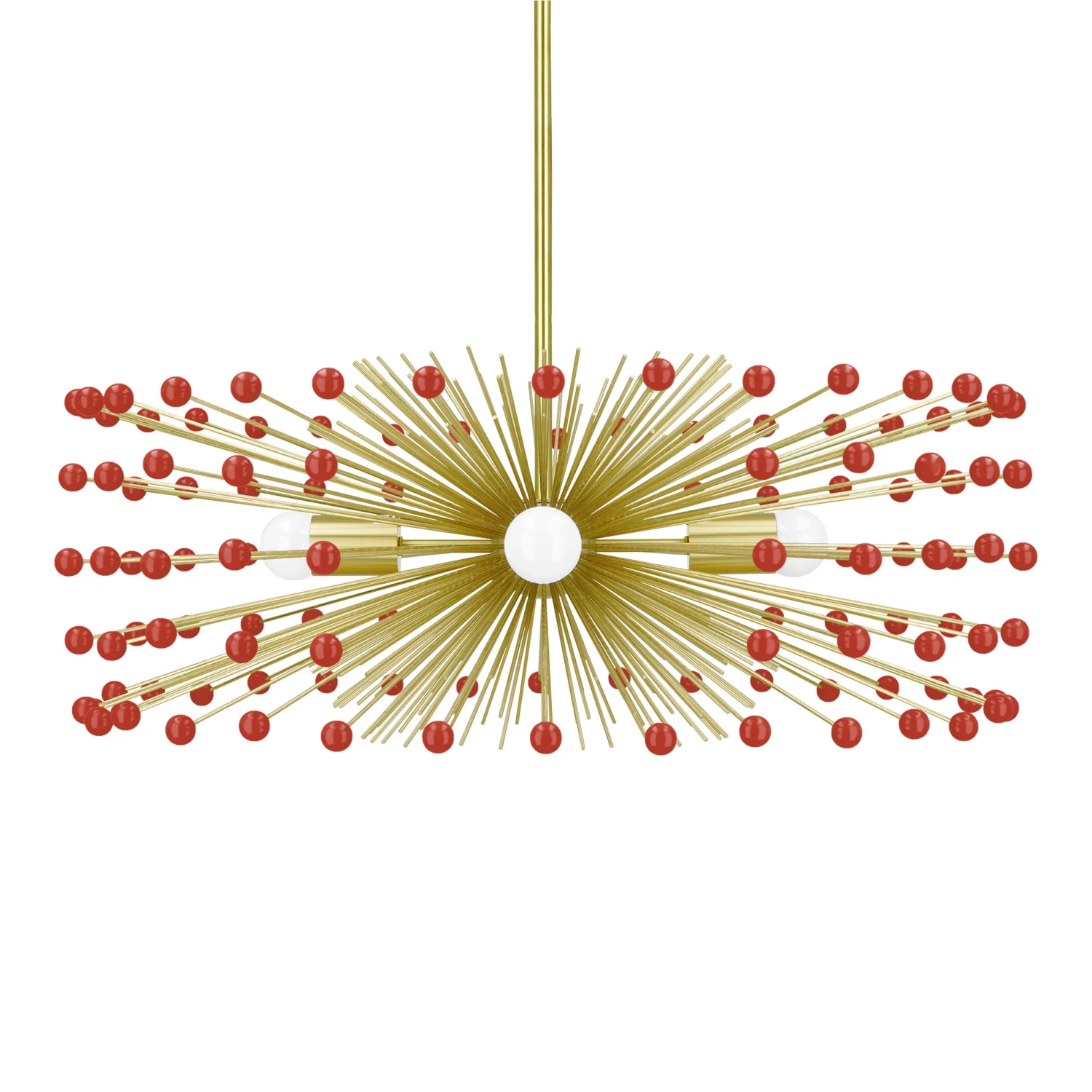Color Beaded Urchin Chandelier 27" 19 Color Beaded Urchin Chandelier 27" - Image 19