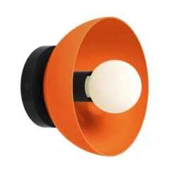 Color Hemi Sconce 8" 22 Color Hemi Sconce 8" -Cozy Light World 10 hemi sconce 8 black orange b07bdec6 d812 4a2f 9414 cb98dab639b9