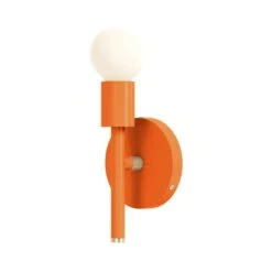 Color Major Sconce 9" -Cozy Light World 10 major sconce 9 brass orange