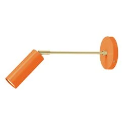 Color Reader Sconce - 10" Arm -Cozy Light World 10 reader sconce 10 brass orange