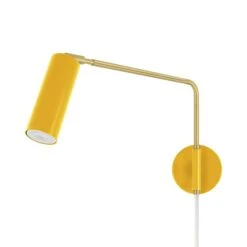 Color Reader Swing Arm Plug-in Sconce - 17" Arm 29 Color Reader Swing Arm Plug-in Sconce - 17" Arm -Cozy Light World 10 reader swing arm plug in sconce brass ochre