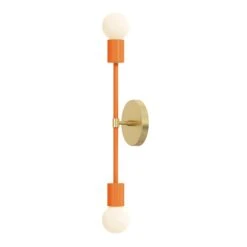 Color Scepter Sconce 18" -Cozy Light World 10 scepter sconce 18 brass orange