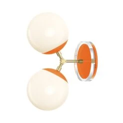 Color Visage Sconce 6" 35 Color Visage Sconce 6" -Cozy Light World 10 visage sconce brass orange