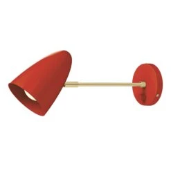 Color Boom Sconce - 10" Arm 35 Color Boom Sconce - 10" Arm -Cozy Light World 11 boom sconce 10 brass ridinghoodred