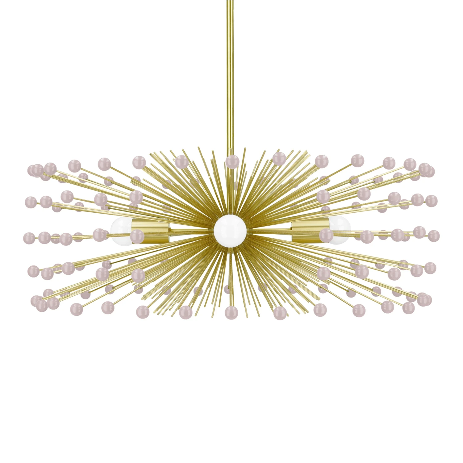 Color Beaded Urchin Chandelier 27" 20 Color Beaded Urchin Chandelier 27" - Image 20
